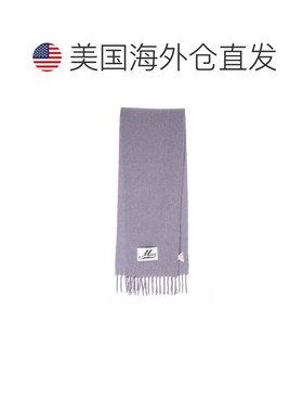 自营marniViola Alpaca混纺流苏围巾-紫色 美国奥莱直发
