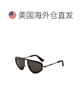 自营Burberry Men's 56mm Dark Grey Sunglasses - dark grey 美