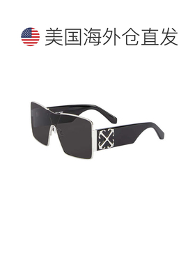 自营Off-White Sunglasses Shield Full Rim, Silver Frame And D