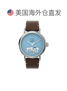 自营Timex Men's Peanuts Gang's All Here Blue Dial Watch - bl