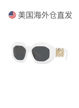自营versaceVE4424U 314/87白色/深灰色-白色 美国奥莱直发