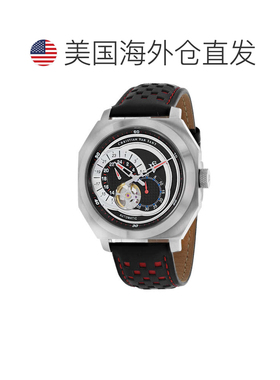 自营Christian Van Sant Men's Machina Black Round 42mm - blac