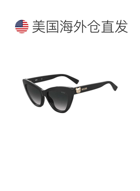 自营moschinoMOS122/S 0807 9O黑色/灰色渐变-黑色 美国奥莱直发