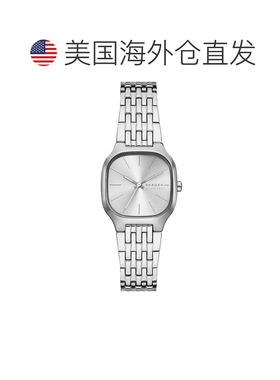 自营Skagen Women's Mellem Lille Silver Dial Watch - silver