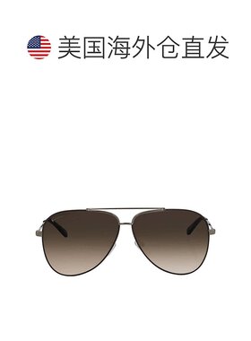 自营Salvatore Ferragamo Brown Pilot Unisex Sunglasses SF131S