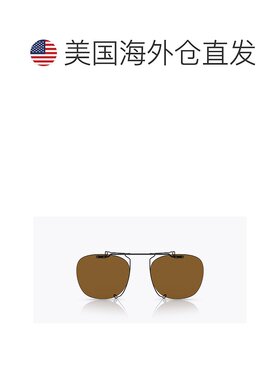 自营 Oliver Peoples Men's 48 mm Matte Black Clip-On Frames -