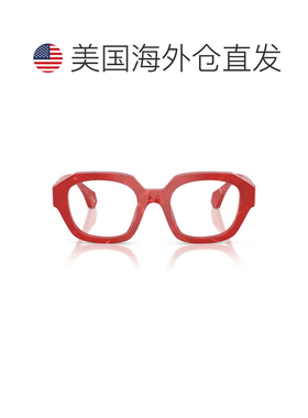 自营alain mikli红色A03510X醋酸纤维方形太阳镜-红色 美国奥莱直