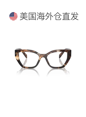 自营pradaCaramel Tortoiseshell PR A16V醋酸纤维猫眼太阳镜-棕