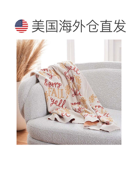 自营safavieh快乐秋季投掷-橙色 美国奥莱直发