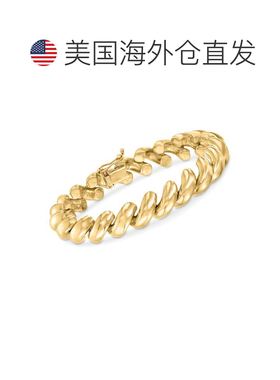 自营Ross-Simons 14kt 黄金圣马可手链 - 8 英寸 美国奥莱直发