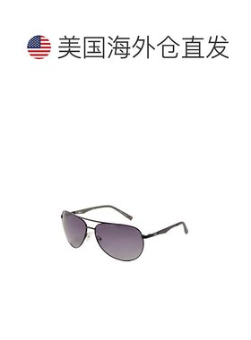 自营Fila中性款65毫米黑色太阳镜-黑色 美国奥莱直发