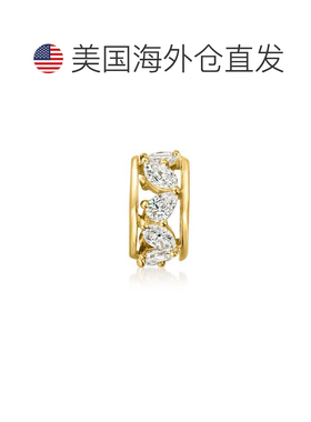 自营Ross-Simons Multi-Shaped Lab-Grown Diamond Rolling Charm