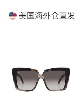 自营salvatore ferragamoFerragamo Grey Gradient Square Ladies
