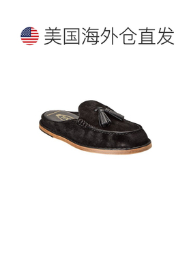 自营tod'sTOD’s Suede Mule - black 美国奥莱直发穆勒鞋