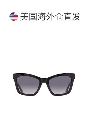 自营Moschino Grey Gradient Cat Eye Ladies Sunglasses MOS156/