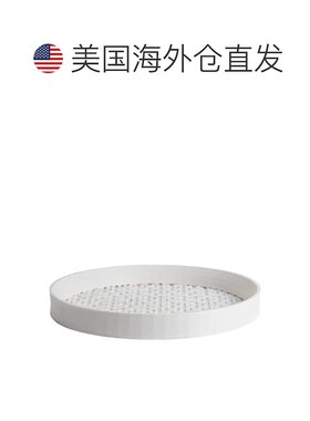 jonathan yDrew 6.5 英寸现代几何室内环保 3D 印花植物托盘 - 粉