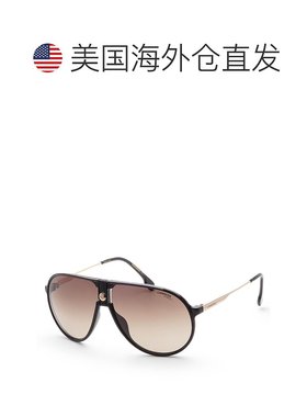 自营 Carrera中性款63毫米黑色太阳镜CA1034-S-807-HA-黑色 美国