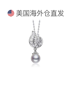 自营 geneviveCz 纯银珍珠吊坠 - 白色 美国奥莱直发银饰