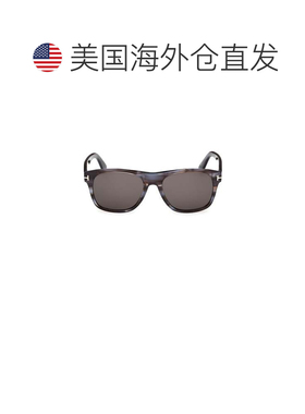 自营tom ford大理石花纹Ft1284方形太阳镜-灰色 美国奥莱直发