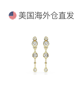 【美国直邮】施华洛世奇|圆形切割、白色、混合金【付后1h可退】
