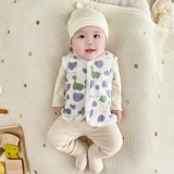 Детский осенний жилет для новорожденных, бандаж пупочный подходит для мужчин и женщин для девочек, хлопковая удерживающая тепло майка топ