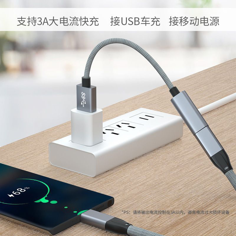 适用苹果15iPhone14promax手机转接线usb3.0转typec转接头13mini充电线转换器12数据线plus充电宝max车载插头 - 图1