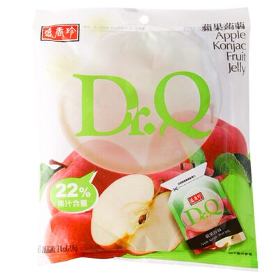 3包 台湾进口0脂肪零食盛香珍蒟蒻果冻dr Q果冻布丁魔芋水果味 虎窝淘