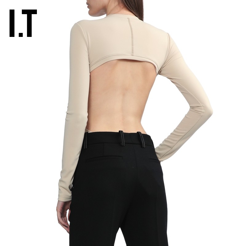 IT Commission女装修身连体衣时髦欧美挖剪露背连身衣340715XI,淘宝优惠券,粉丝福利购,淘宝优惠卷