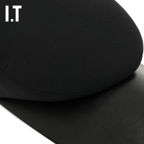 IT CDG COMME des GARCONS HOMME PLUS男款材质拼接贝雷帽鸭舌帽 - 图3