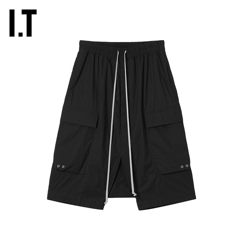 IT Rick Owens男装落裆短裤新款百慕大短裤工装裤五分裤2389TEMQ,淘宝优惠券,粉丝福利购,淘宝优惠卷