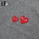 Men's knitwear trendy brand love stitching decoration