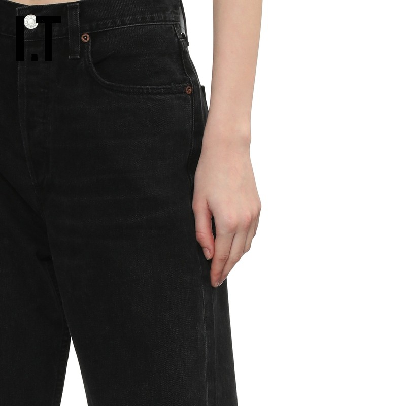 IT AGOLDE女装磨损破洞牛仔裤新款摩登潮流宽松水洗长裤A1157XXO,淘宝优惠券,粉丝福利购,淘宝优惠卷