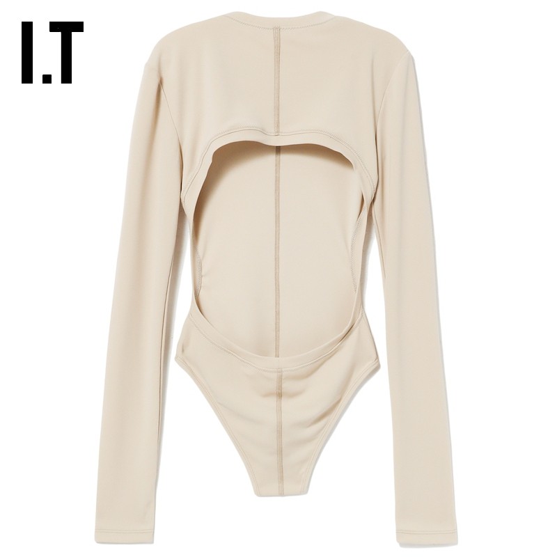 IT Commission女装修身连体衣时髦欧美挖剪露背连身衣340715XI,淘宝优惠券,粉丝福利购,淘宝优惠卷