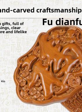 桃木如意摆件，木雕，客厅陈列，入口大厅，搬家，开业礼品，办公