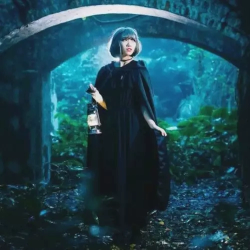 Черный детский плащ, xэллоуин, косплей