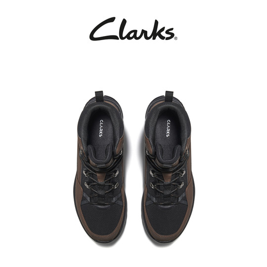 Clarks其乐Huntsham Lace男鞋秋冬新款高帮户外耐磨登山徒步鞋靴