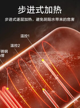 诺森柏格商用饮水机步进式大容量热胆开饮一体学校工厂开水器