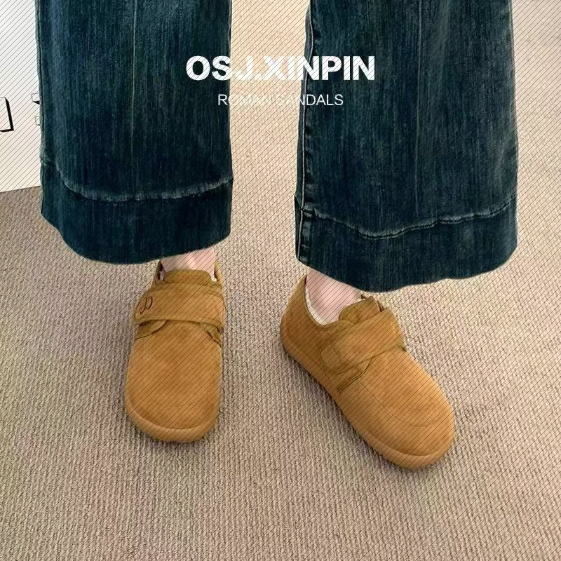 博肯鞋秋冬季新款软底鞋子新款时尚魔术贴棉鞋豆豆一脚蹬女鞋,淘宝优惠券,粉丝福利购,淘宝优惠卷