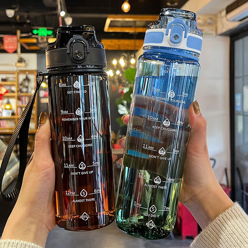 大容量水杯2026新款女高颜值夏天运动杯子男学生上学专用儿童水壶 - 图1