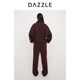 ເສື້ອແຈັກເກັດສັ້ນ DAZZLE Disu Ole 2025 Spring ສີແດງເຂັ້ມ Retro Jacket