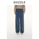 DAZZLE Disu Outlet Retro Jeans Washed Craft Winter Denim ກາງເກງຂາກວ້າງ