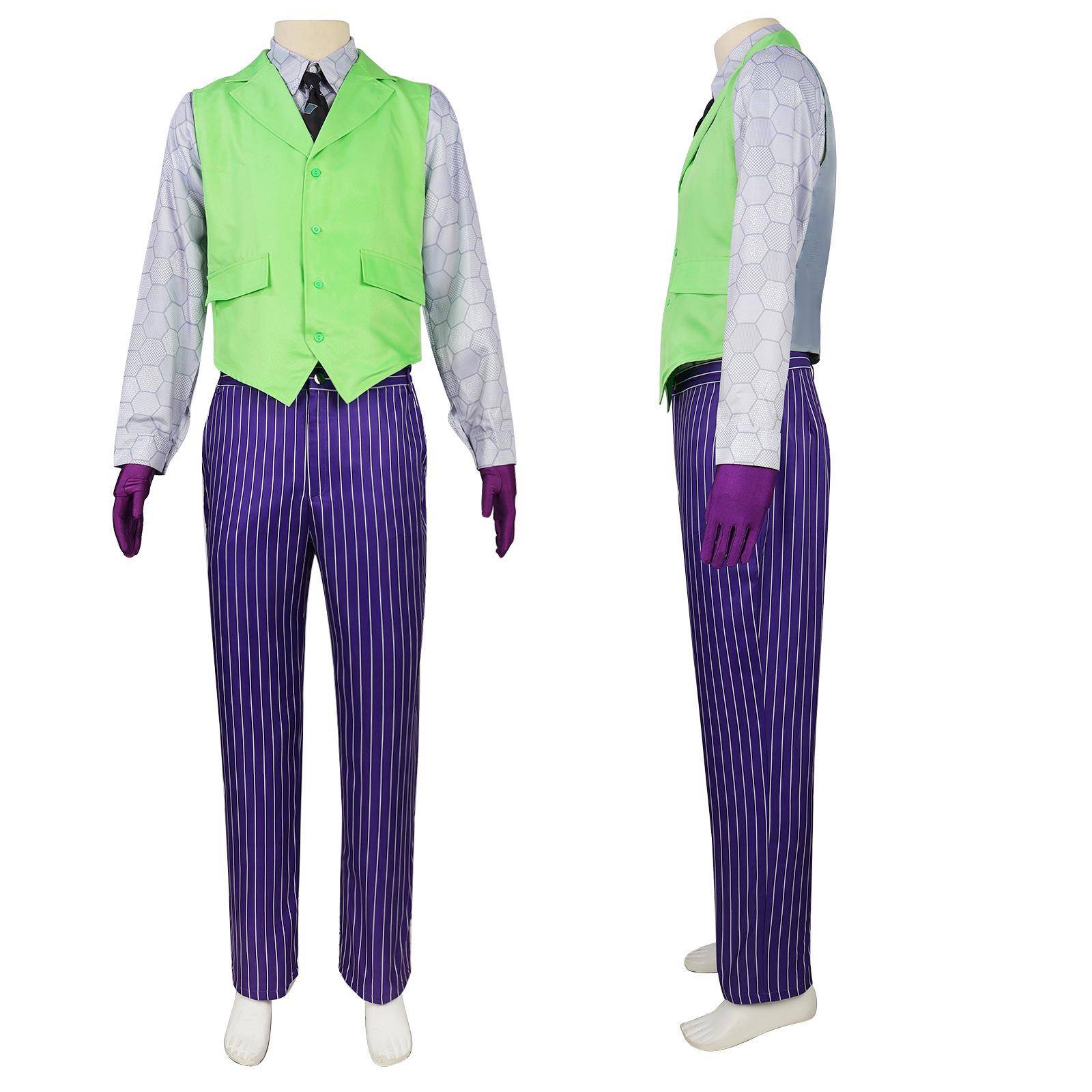 万圣节蝙蝠侠cos服黑暗骑士加厚外套希斯莱杰小丑cosplay表演服 - 图1