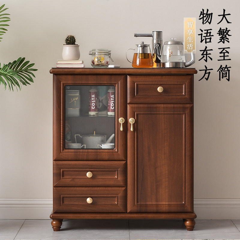 实木茶吧机家用全自动一体柜2025新款中式客厅消毒柜子智能饮水机,淘宝优惠券,粉丝福利购,淘宝优惠卷