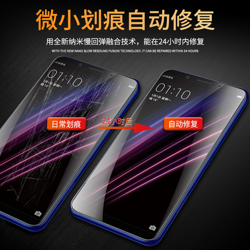 适用oppoa1手机膜4G抗蓝光opopa1pro水凝膜5G全包边高清A1防指纹oppoA1x钢化膜全屏覆盖a1活力版全身软膜防摔 - 图2