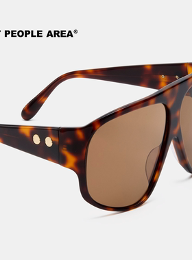 SOFT PEOPLE AREA-KELLY(墨镜)曲面飞行员大框眼镜太阳镜板材素颜