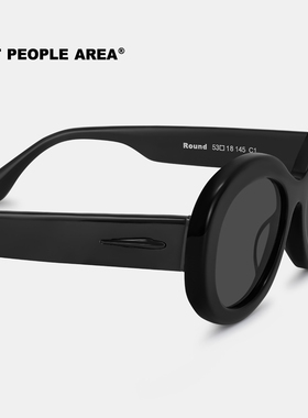 SOFT PEOPLE AREA—ROUND（墨镜）椭圆框板材太阳镜墨镜