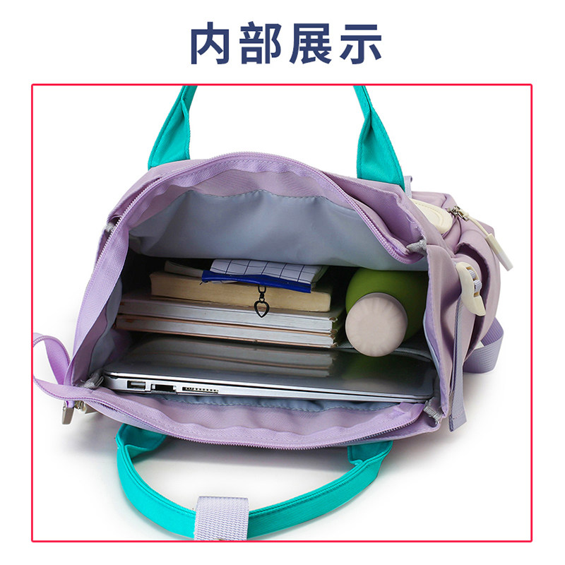 2024新款补习袋手提书包拎书袋补课作业包多功能美术袋可双肩背包,淘宝优惠券,粉丝福利购,淘宝优惠卷
