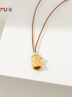 三福新春寓意短项链单条 潮流个性时尚小众首饰配饰链条850990