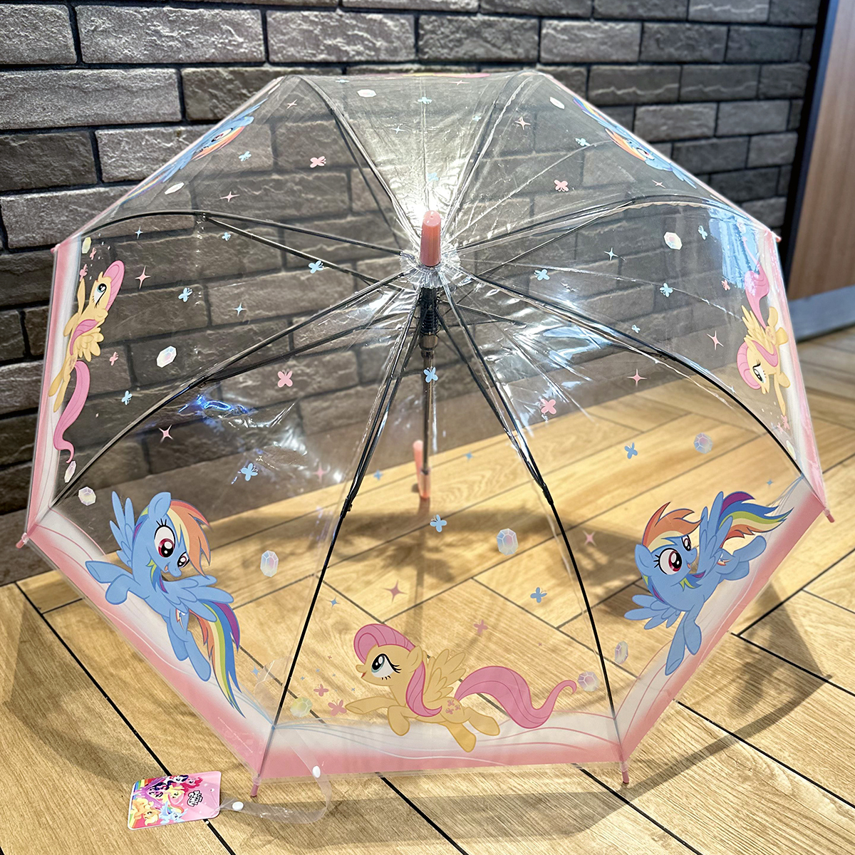 小马宝莉儿童雨伞女童透明自动伞女孩幼儿园可爱风公主长柄小学生