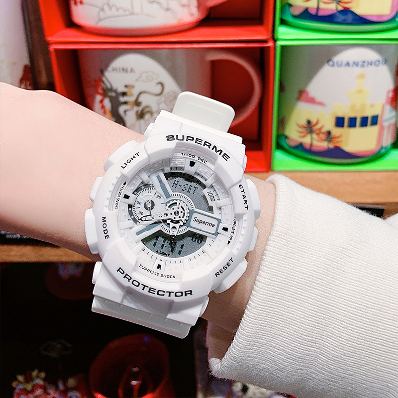 superme男简约气质ins联名独角兽 tirense国产腕表